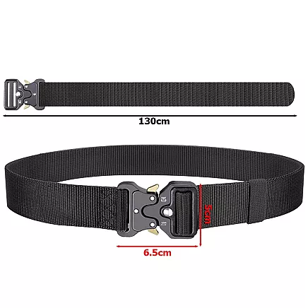 Military survival tactical belt qr