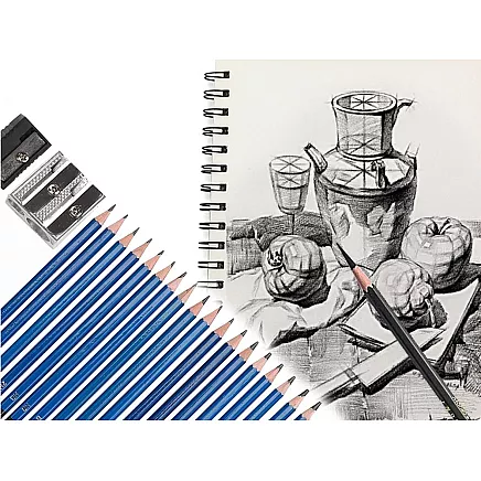 Profesionāls zīmēšanas un skiču komplekts 32-in-1