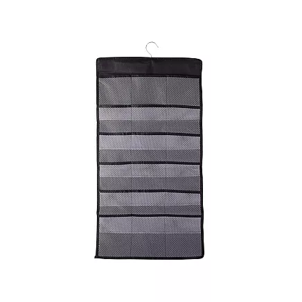 Underwear organiser hanging wardrobe double-sided 24 pockets
