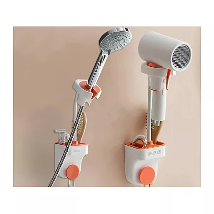 Dryer holder shelf wall organiser