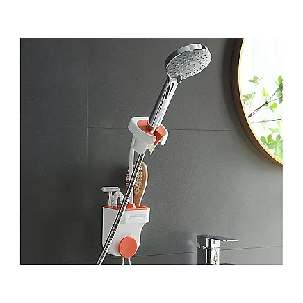 Dryer holder shelf wall organiser
