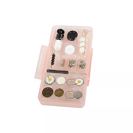 Šūšanas komplekts 40-in-1 ceļojumiem ar piederumiem maciņā