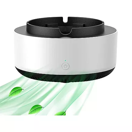 Intelligent self-extinguishing car ashtray