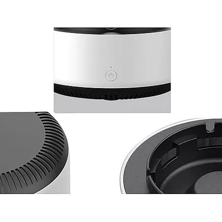 Intelligent self-extinguishing car ashtray
