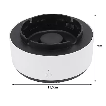 Intelligent self-extinguishing car ashtray