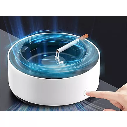 Intelligent self-extinguishing car ashtray