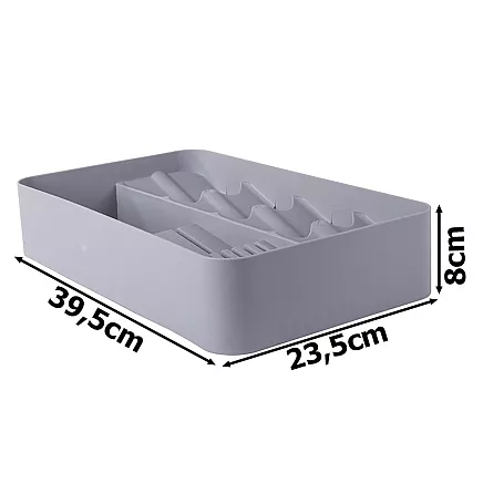 Cutlery drawer insert two-tier organiser