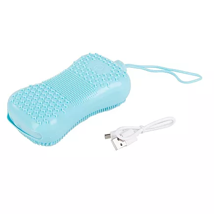 Silicone back brush body massager
