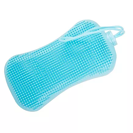 Silicone back brush body massager