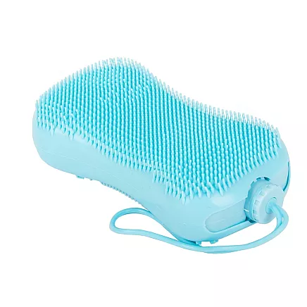 Silicone back brush body massager