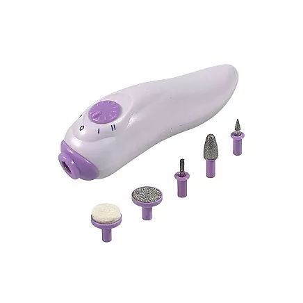 Manikīra un pedikīra aparāts, nagu frēze, ar 12 W UV/LED lampu, ar 5 uzgaļiem