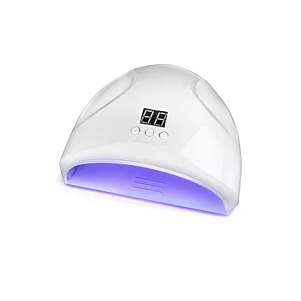 Manikīra un pedikīra aparāts, nagu frēze, ar 12 W UV/LED lampu, ar 5 uzgaļiem