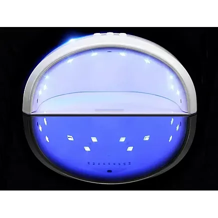 Manikīra un pedikīra aparāts, nagu frēze, ar 12 W UV/LED lampu, ar 5 uzgaļiem