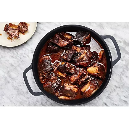 Baking pot non stick induction gas lid 2l