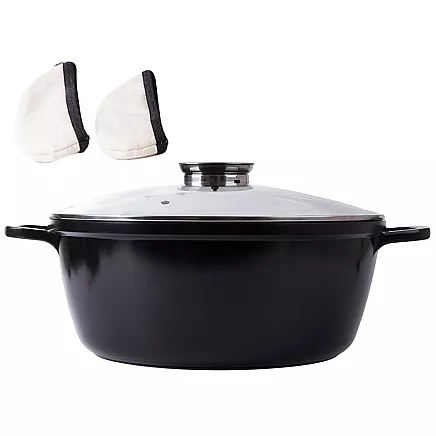 Pot with aromatizer for spices induction cooking gas large 13l