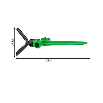 360° rotary pulsating lawn sprinkler