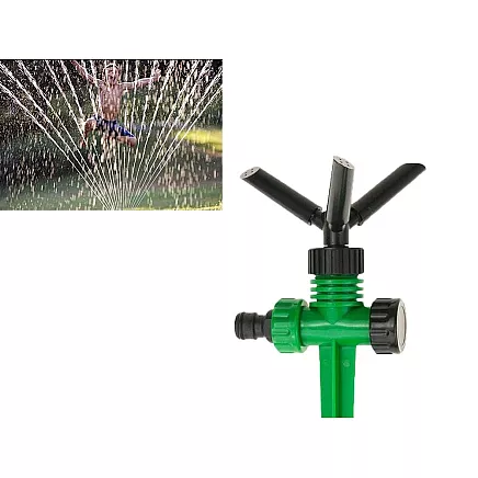 360° rotary pulsating lawn sprinkler