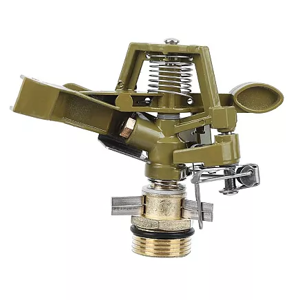 360° rotary pulsating metal lawn sprinkler