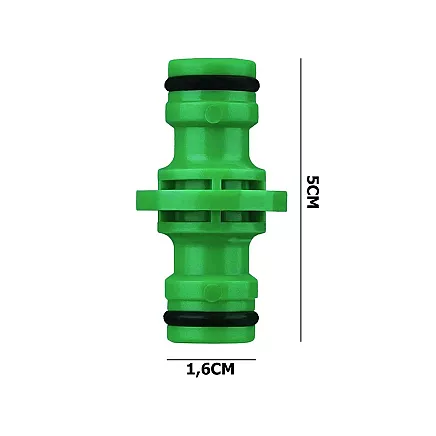 Quick coupling nipple for garden hose 5x3