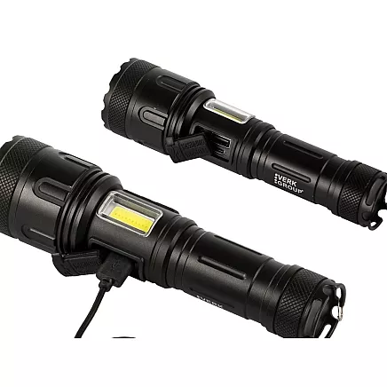 Taktiskā LED lukturis Bailong L-27 ar CREE XHP160, COB, Power Bank