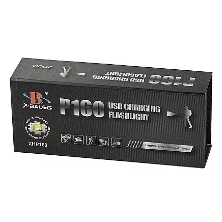 Taktiskā LED lukturis Bailong L-27 ar CREE XHP160, COB, Power Bank