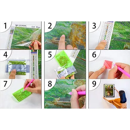 Diamond embroidery tree set diamond painting