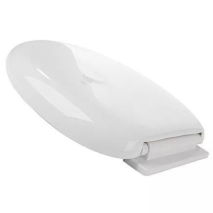 Universāls lēni aizverams tualetes sēdeklis, balts