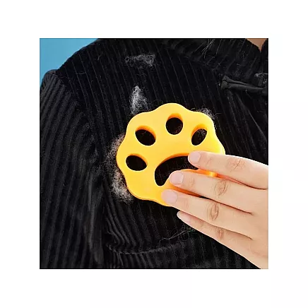 Veļas mašīnas spalvu un pūku savācējs, 2 gab., 9 × 1,5 cm, zaļš un oranžs