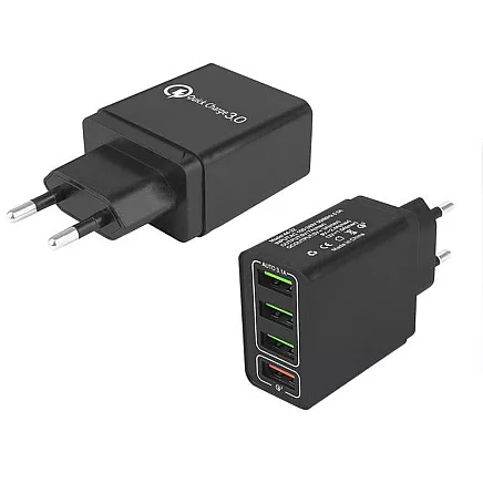 4xUSB Fast Charging 3.0 Network Charger