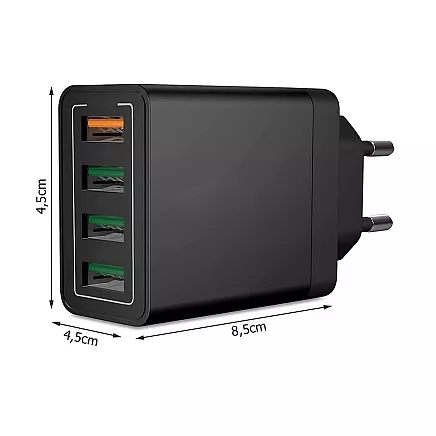 4xUSB Fast Charging 3.0 Network Charger