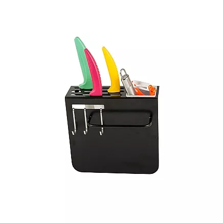 Knife rack kitchen organiser knife drainer