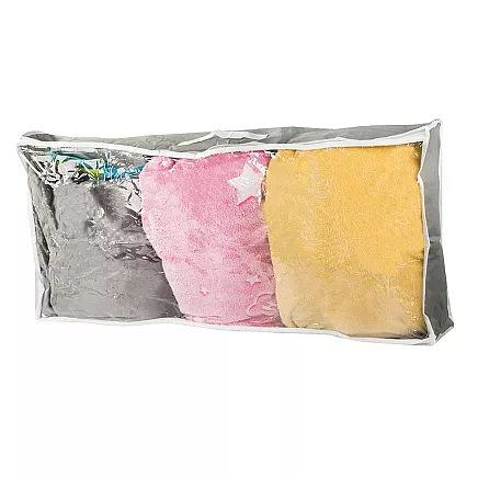 Storage box wardrobe organiser zipper large for shoes bed linen