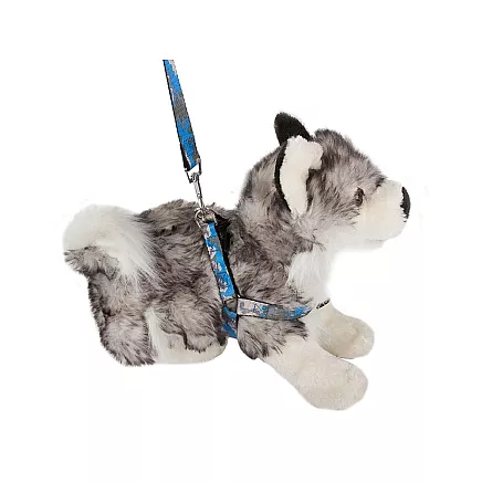 Regulējamas pastaigu siksnas ar iemauktiem suņiem un kaķiem, M izmērs