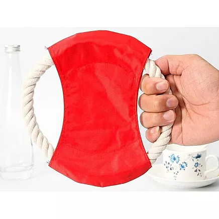 Dog toy chew tug rope frisbee disc