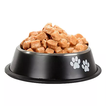 Metal anti-slip dog bowl 400ml
