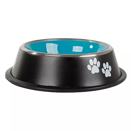 Metal anti-slip dog bowl 400ml