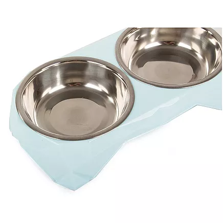 Metal dual dog box 350ml x 2