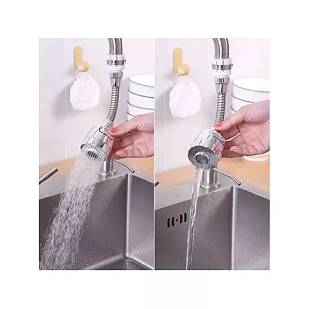 Pertlator faucet extension movable 360