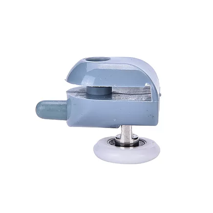 Durvju rullīšu komplekts duškabīnēm, 8 gab., pelēks/balts