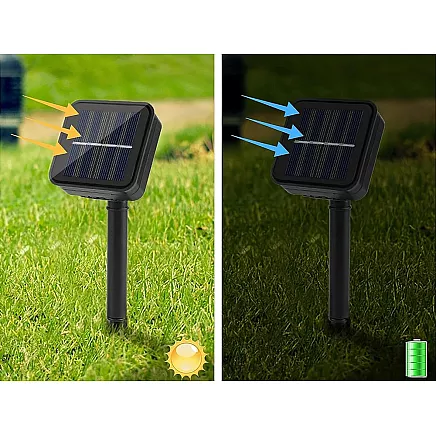 Garden garland solar lights 20 led multicolour