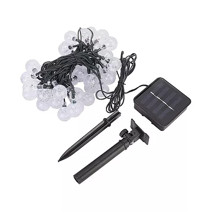 Garden garland lights 40 led solar multicolour