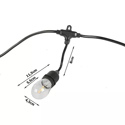 Garden girl brand 10 led e27 10m