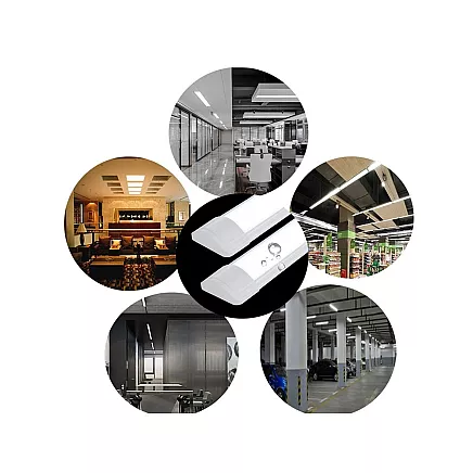 Led surface-mounted luminaire 120cm 28w