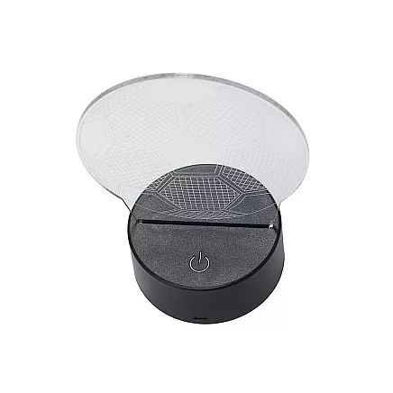 3d led football night light colours + remote control