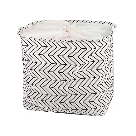 Liels salokāms grozs veļai un rotaļlietām ar aizdari 90L