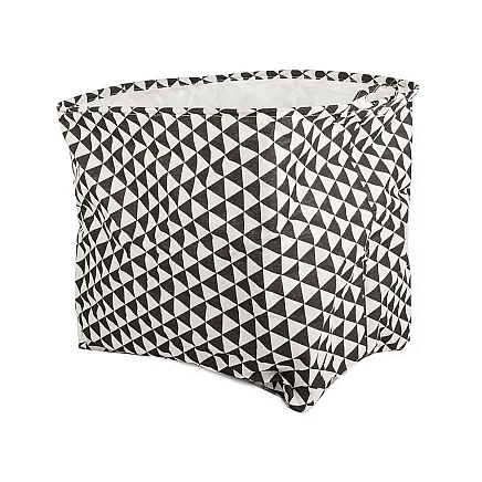 Liels saliekams veļas grozs 90L ar auklas aizdari, mantu uzglabāšanai