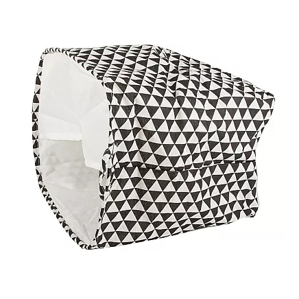 Liels saliekams veļas grozs 90L ar auklas aizdari, mantu uzglabāšanai