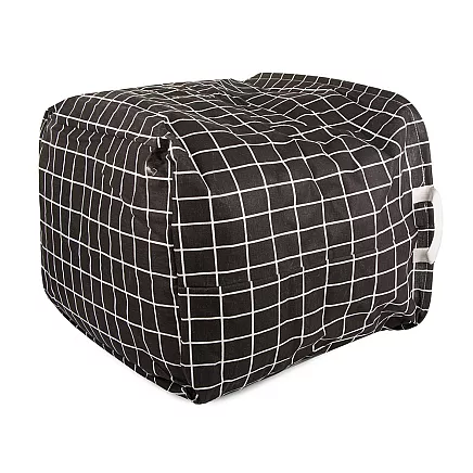 Liels salokāms veļas grozs ar rokturiem un aukliņas aizdari, 90L