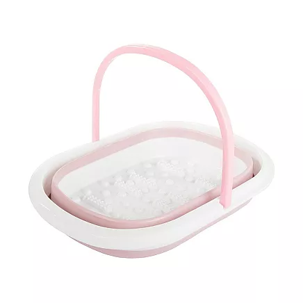 Foot massage bowl foldable silicone nubs