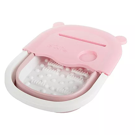 Foot massage bowl foldable silicone nubs